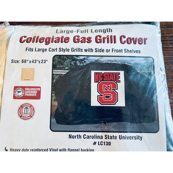 NIB Seasonal Designs, Inc. North Carolina State Wolfpack 68”W x 43”H HTF - Picture 2 of 6